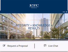 Tablet Screenshot of etc-web.com